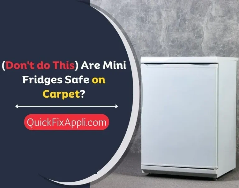 (Don’t do This) Are Mini Fridges Safe on Carpet?