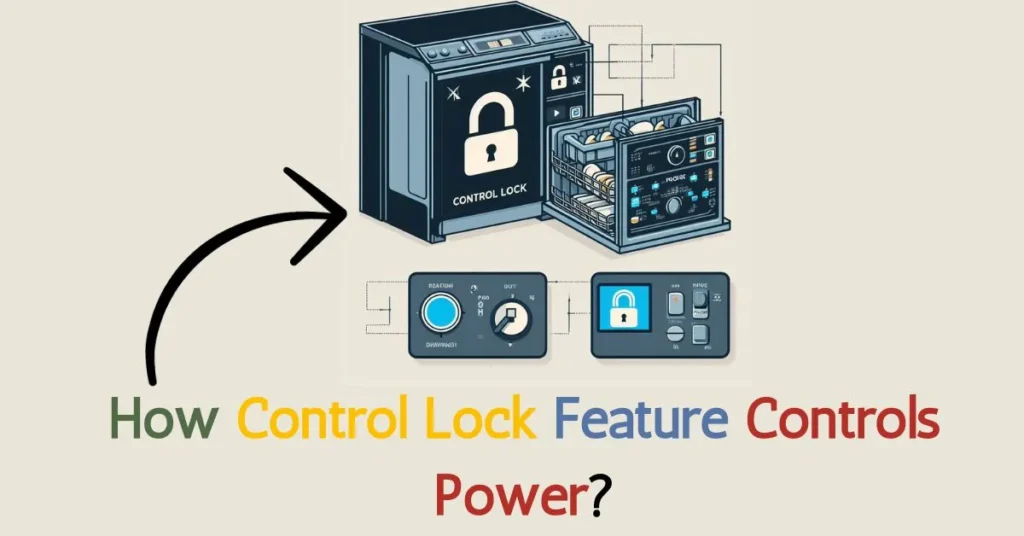 Control Lock Feature Controls dishwasher Power