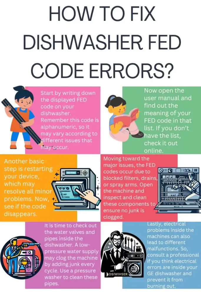 How To Fix dishwasher FED Code Errors